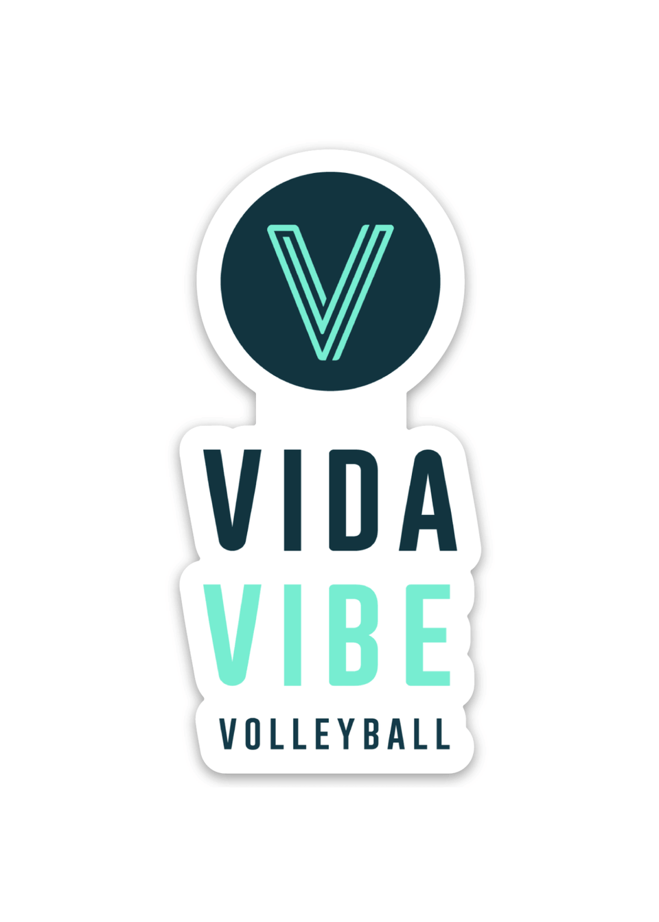 VidaVibe Volleyball Sticker